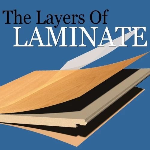 The Layers of Laminate Graphic | Featuring Carpet, Remnants, Hardwood & Laminate Floors, Luxury Vinyl Flooring, Area Rugs, Carpet Runners | 607 Main Ave, Norwalk, Connecticut 06851 | A-Z Carpet